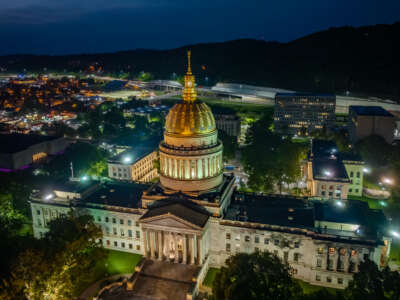 The West Virginia Capitol is pictured in Charleston, West Virginia.