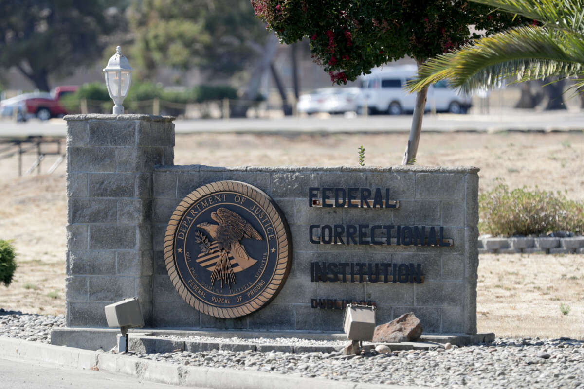 The Dublin Federal Correctional Institution is photographed on September 13, 2019, in Dublin, California.
