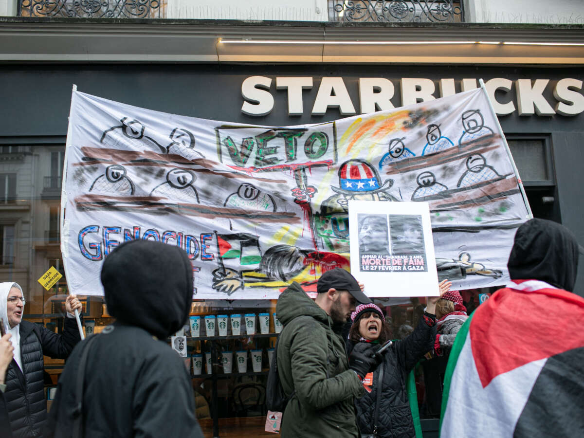 How Solidarity With Palestine Helped Boost Starbucks Workers United