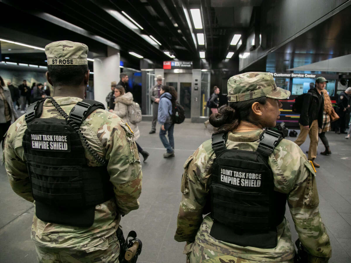Hochul’s Militarization of NYC Subway Is About Politics, Not Public Safety