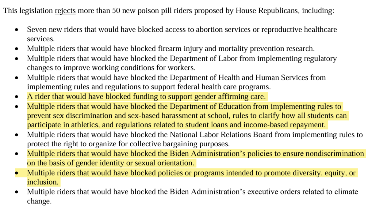 Press release, House Appropriations Democrats on Labor-HHS-Education