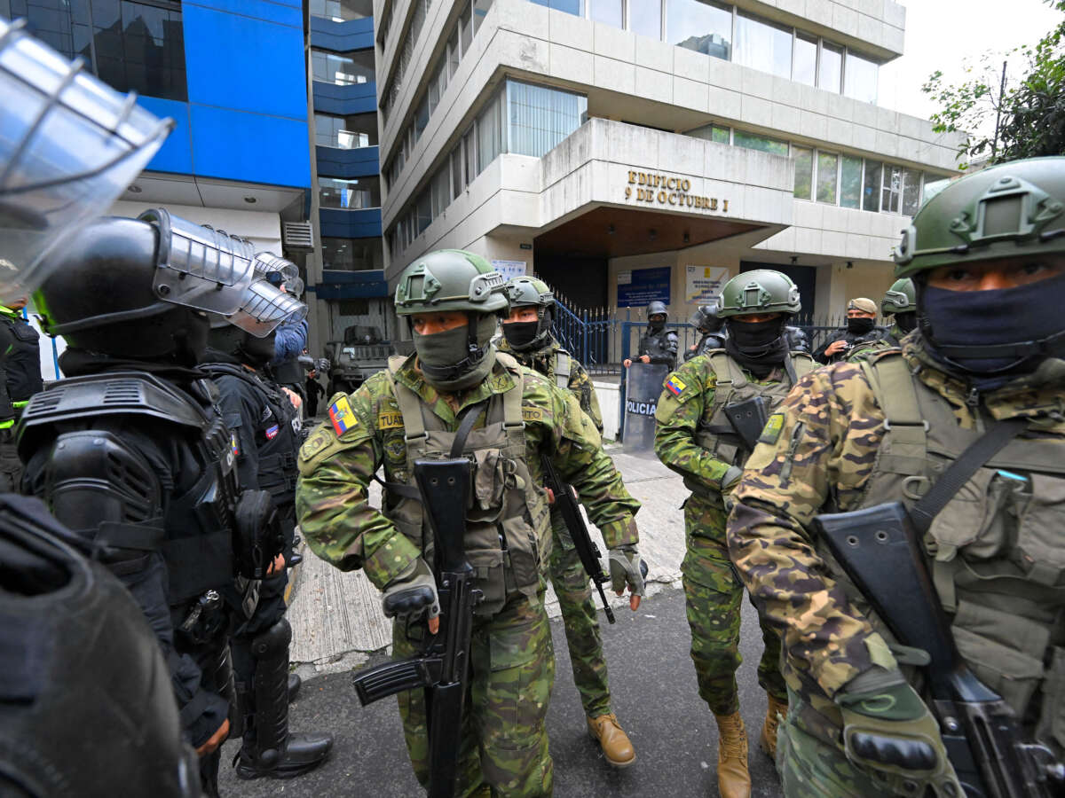 Global Outcry as Ecuador Police Raid Mexican Embassy in Quito to Seize Former VP