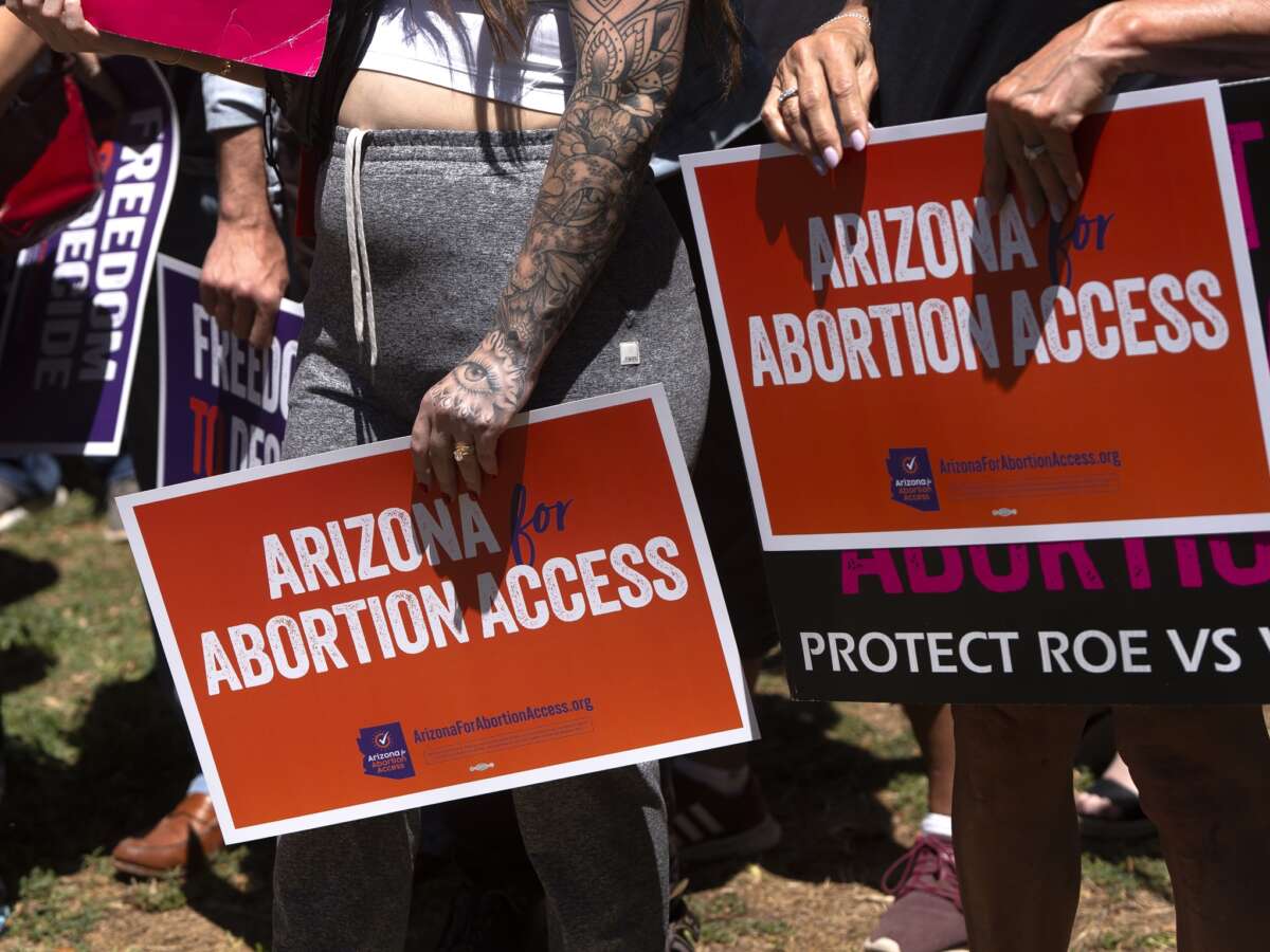 GOP Lawmakers Block Bill to Repeal Arizona’s 1864 Anti-Abortion Statute, Again
