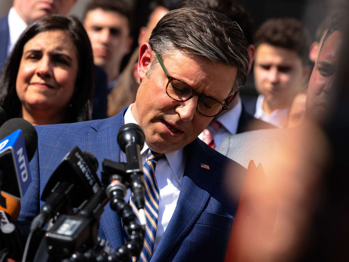 Dozens of Dems Say They’ll Vote Against Motion to Vacate Speaker Mike Johnson