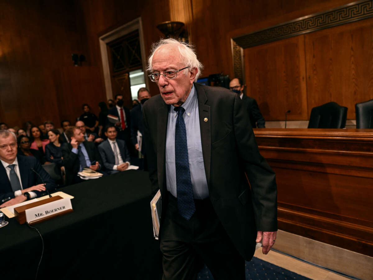 Sanders: It Is Not Antisemitic to Oppose Israel’s Assault of Gaza
