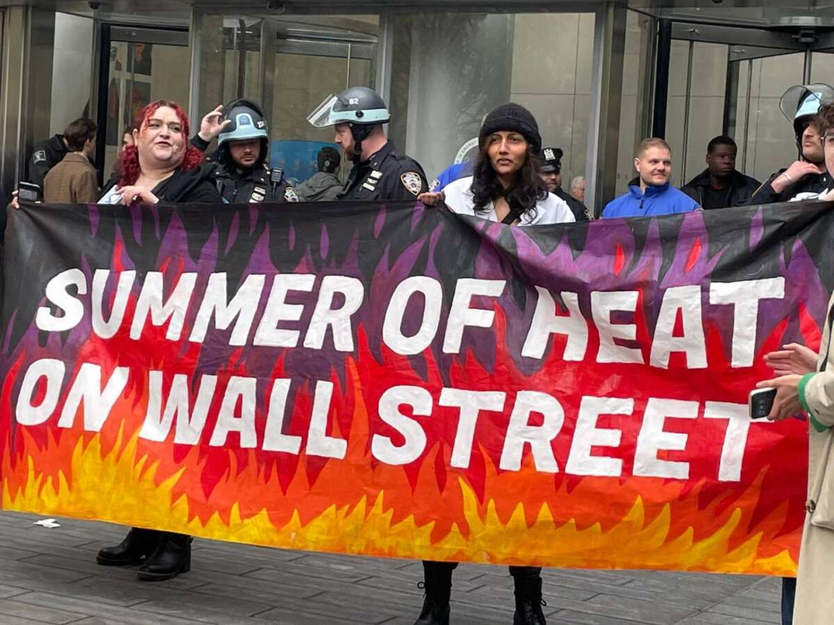 Climate Activists Blockade HQ of World’s Second-Largest Funder of Fossil Fuels