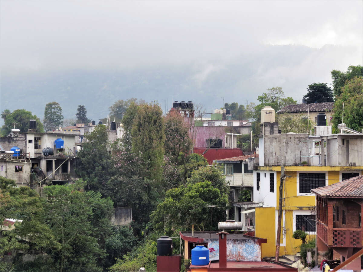 A lack of urban planning that aims to benefit people and the environment has resulted in high levels of inequality and informal housing. These homes are located in Huauchinango, in the Sierra Norte of Puebla state.