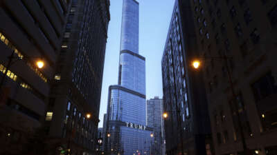 The Trump International Hotel and Tower is pictured on October 4, 2022, in Chicago, Illinois.