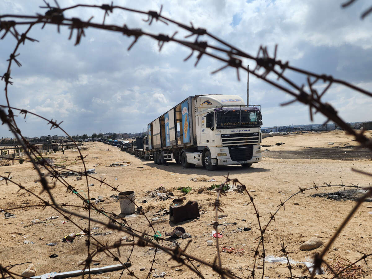 Israeli Settlers Destroy Food and Damage Trucks in Gaza Aid Convoy ...