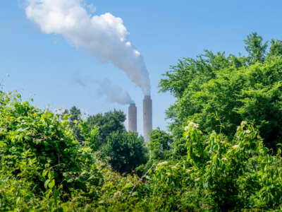 Emissions fume at the coal-fueled Oak Grove Power Plant on April 29, 2024, in Robertson County, Texas.