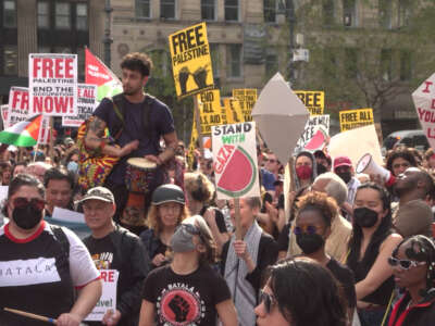 Workers Rallied in New York City on May Day in Solidarity With Palestine