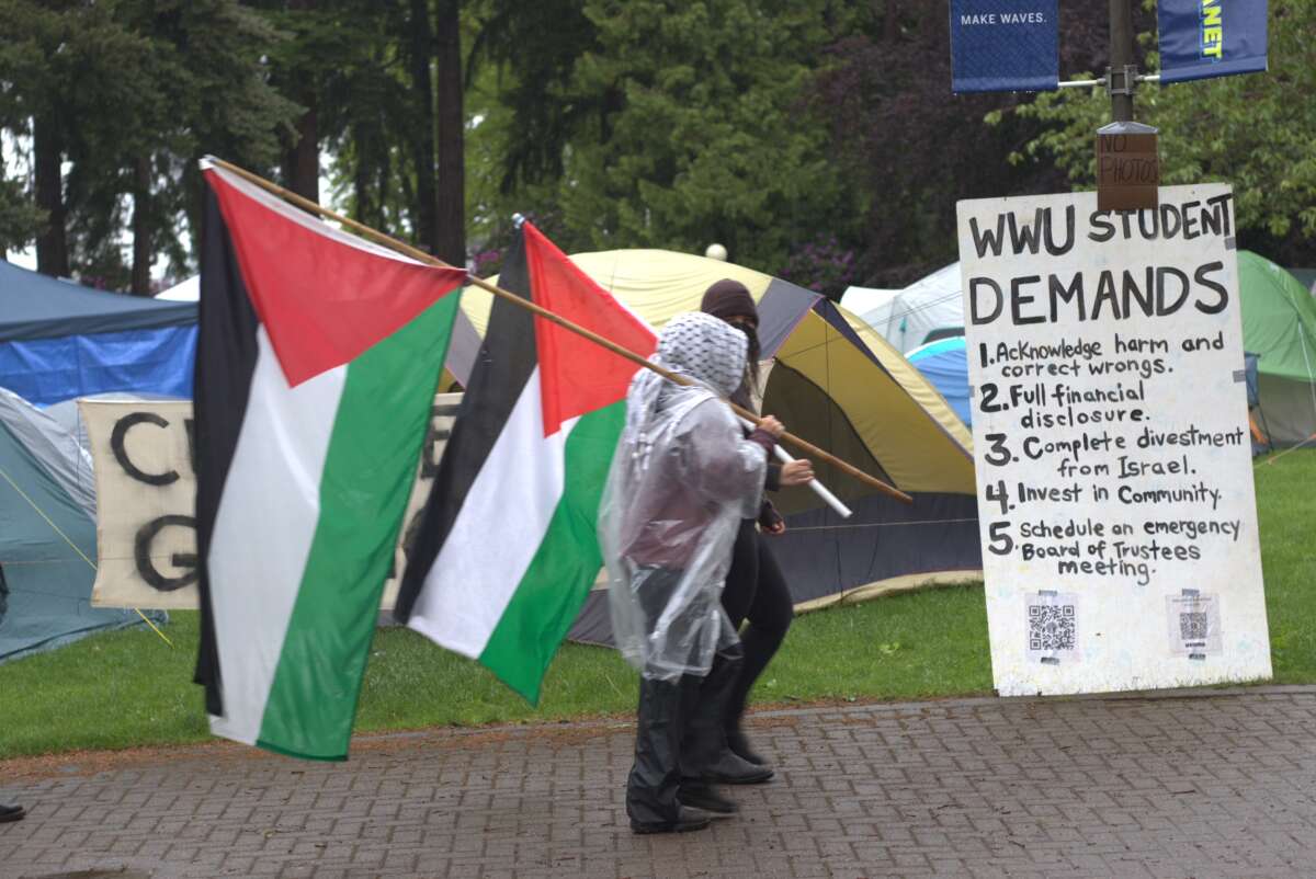The Popular University for Gaza encampment list of demands.