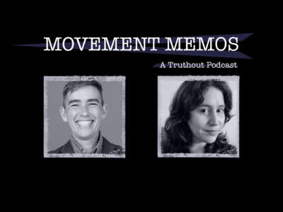 Banner image for Movement Memos, a Truthout Podcast, with guest Lewis Raven Wallace and host Kelly Hayes