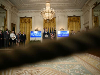 President Joe Biden speaks in the East Room of the White House in Washington, D.C., on June 4, 2024.