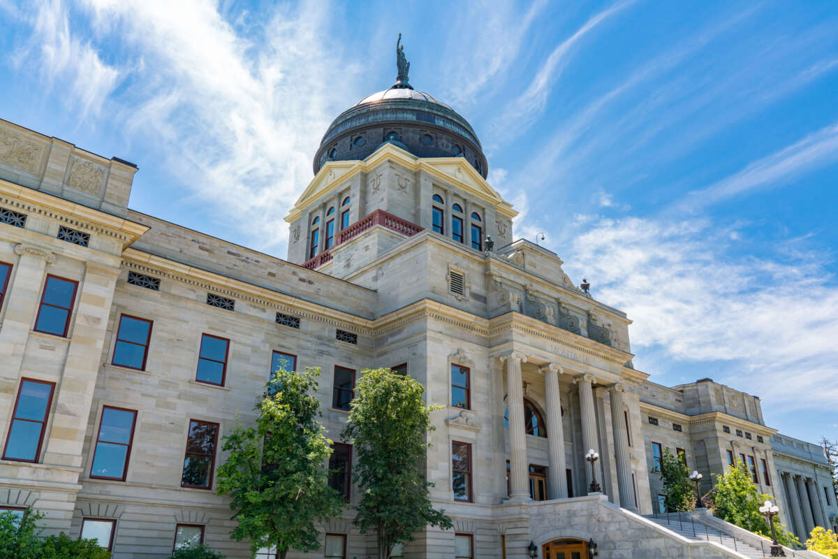 The Montana State Capitol Building is pictured in Helena, Montana.