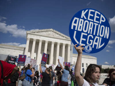 Pro-abortion and anti-abortion protesters demonstrate outside of the U.S. Supreme Court in Washington, D.C., on June 24, 2024.