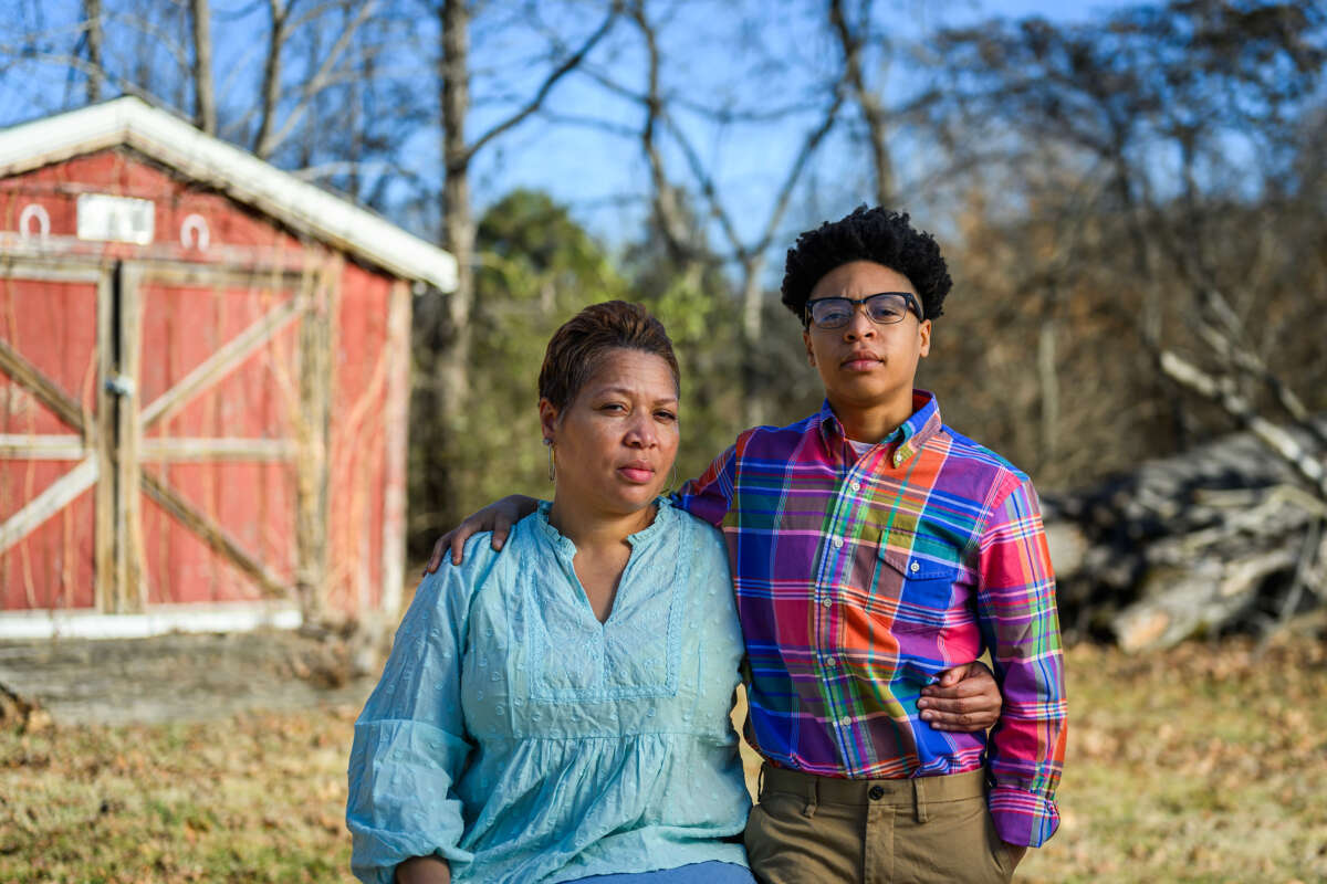 DiJuana Davis, with daughter Treasure Woodard, at home in Nashville, Tennessee. Davis is a plaintiff in a class-action lawsuit contesting the state’s Medicaid eligibility process. She and her children lost their coverage in 2019 after Tennessee launched a Deloitte-built eligibility system.