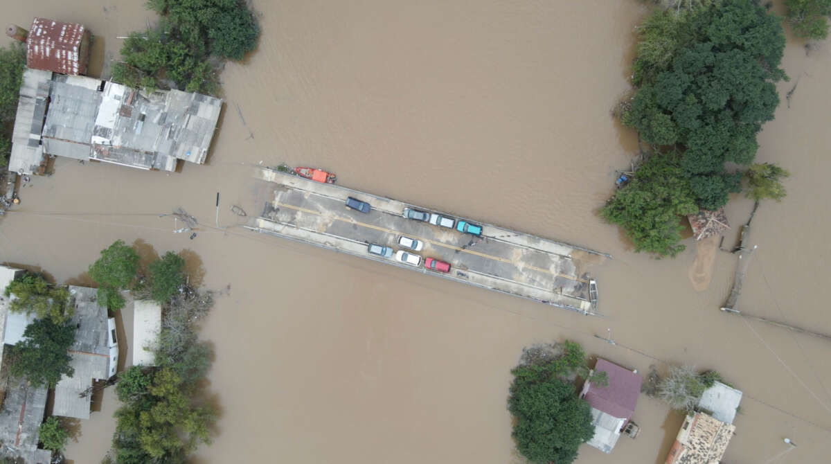 Many roads were knocked out by the major flooding across Southern Brazil in May 2024.