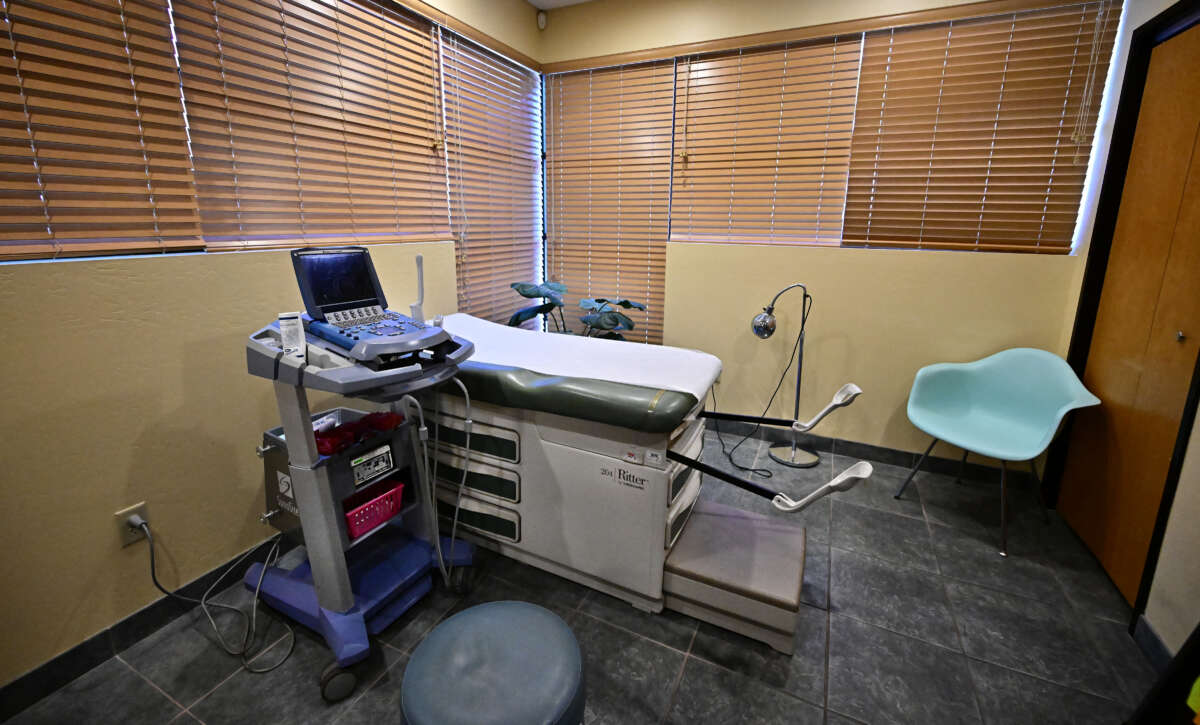 An operating room is pictured at Camelback Family Planning, an abortion clinic in Phoenix, Arizona, on April 18, 2024.