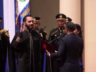 El Salvador's President Sworn in for Second Term Widely Seen as Illegal