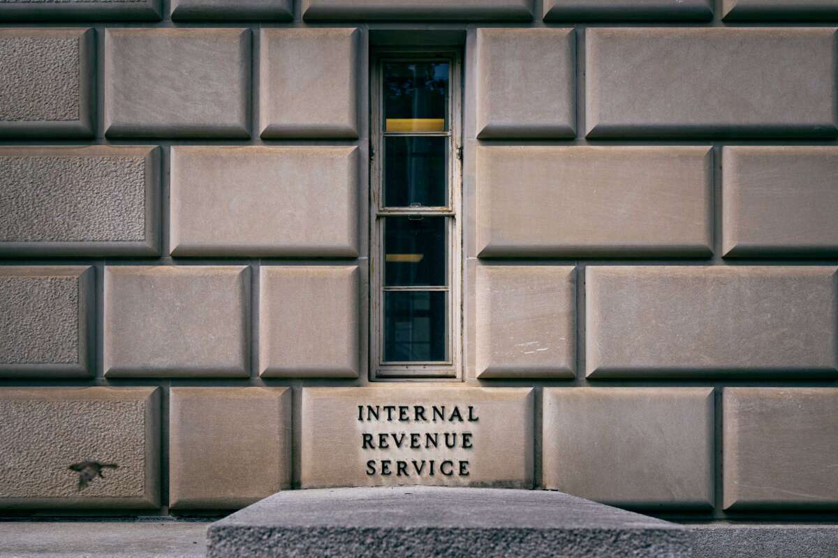 The Internal Revenue Service (IRS) building is pictured on August 18, 2022, in Washington, D.C.