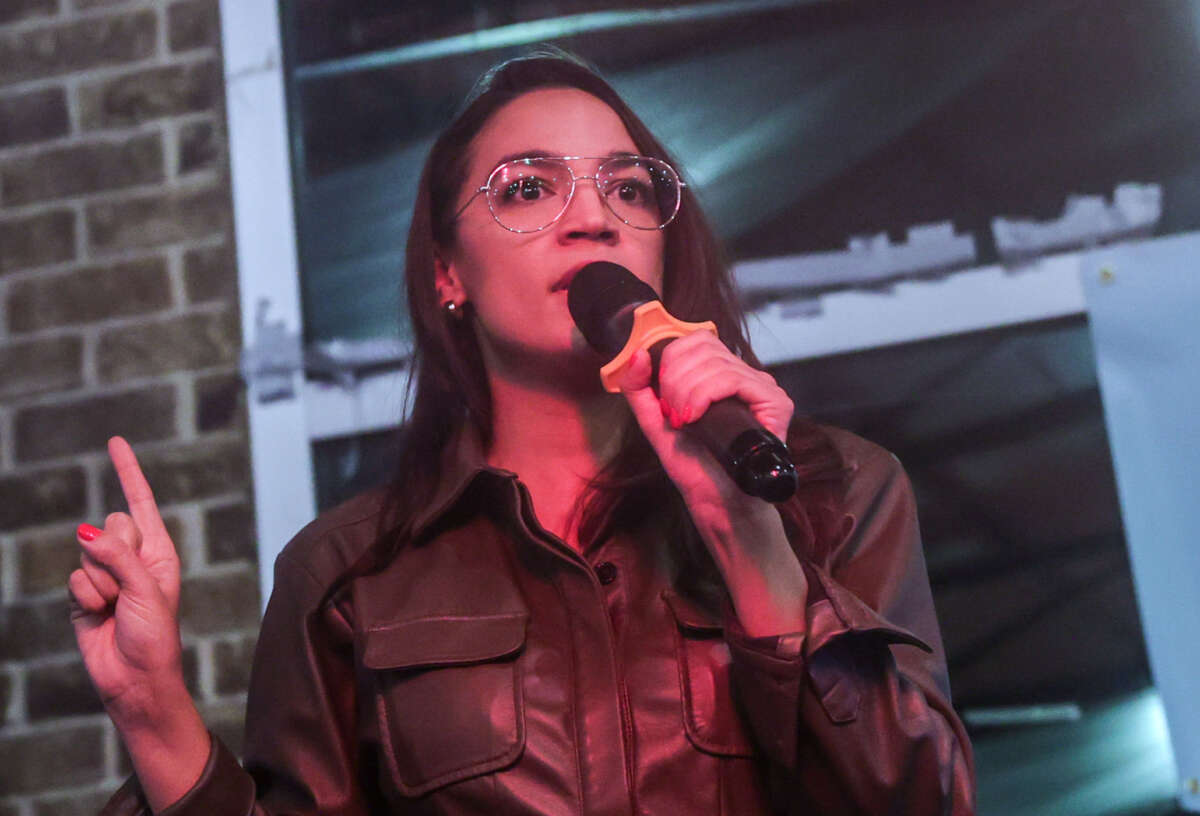 Rep. Alexandria Ocasio-Cortez attends an event in New York on March 23, 2024.