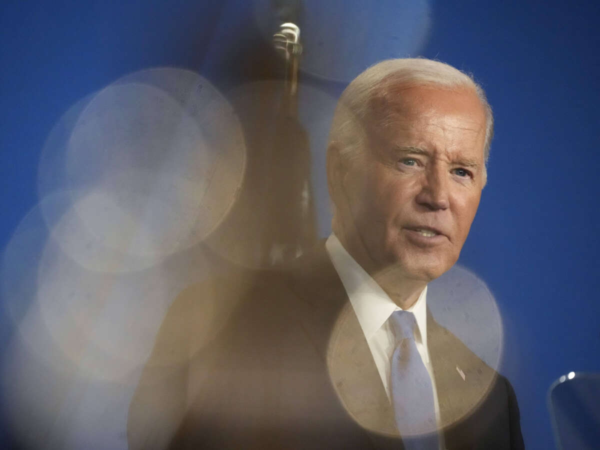 Biden Aims to Stay in Race Until Polls Say He Can’t Win, He Says During Presser