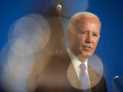 President Joe Biden holds a news conference at the 2024 NATO Summit on July 11, 2024, in Washington, D.C.