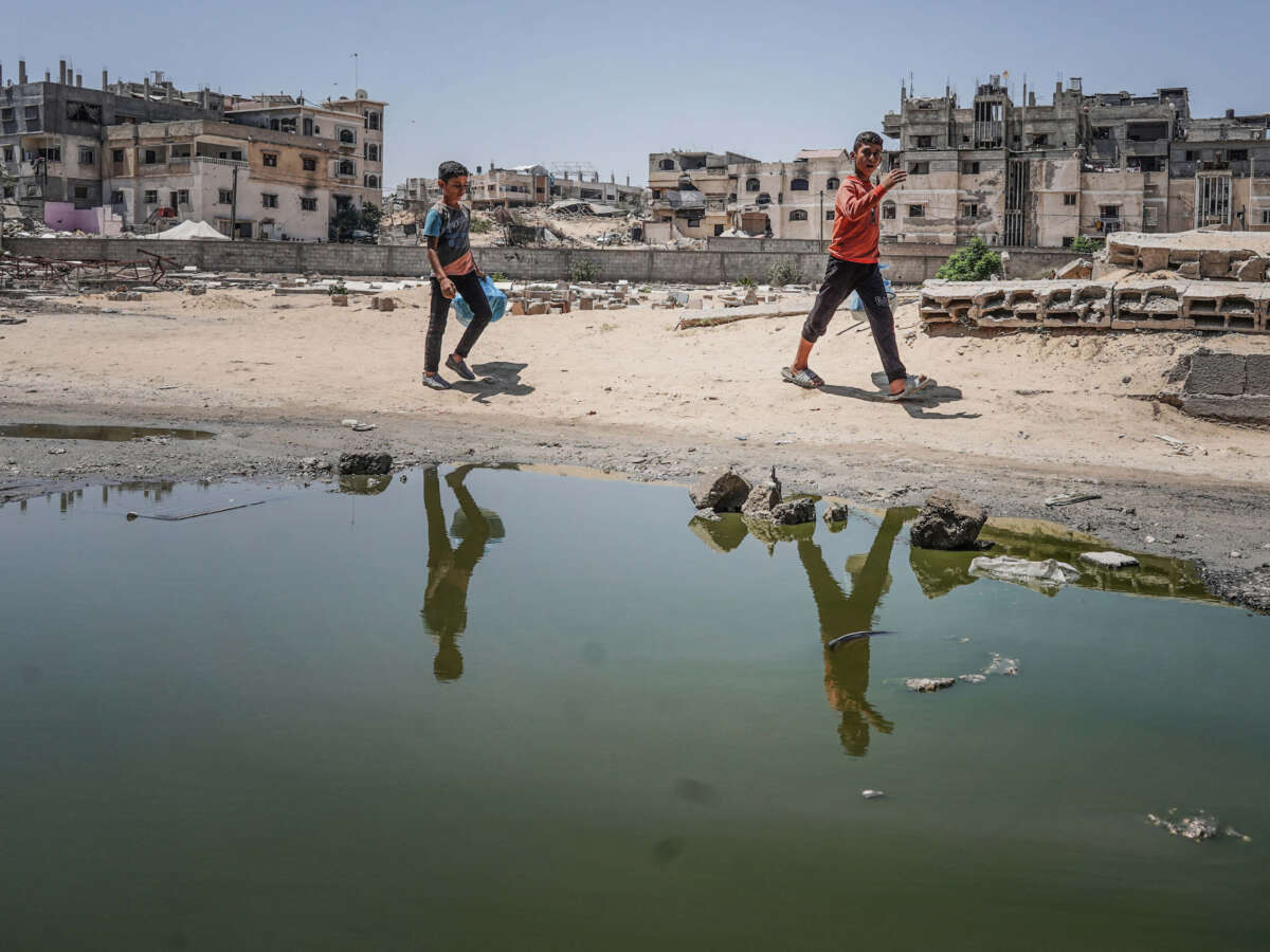 Public Health Authorities Raise Alarm as Poliovirus Is Found in Gaza Sewage