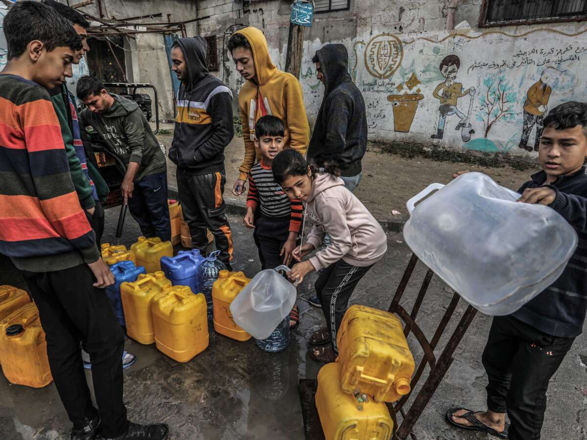 Oxfam: Israel Has Reduced Water Access in Gaza by 94 Percent Since October