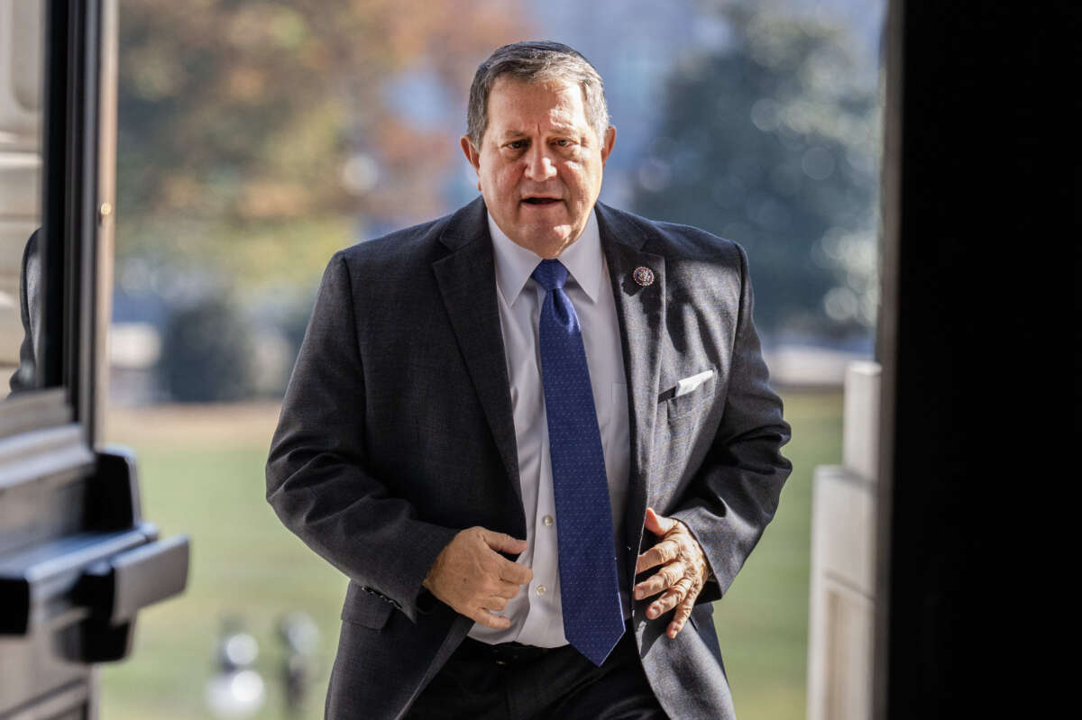 Rep. Joe Morelle arrives to the U.S. Capitol for the last votes of the week on November 9, 2023.
