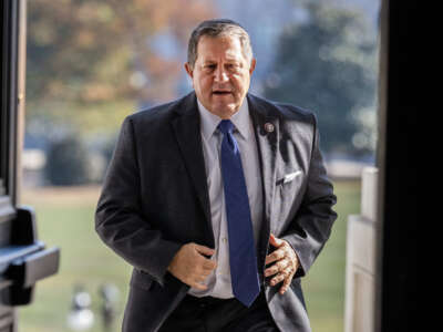 Rep. Joe Morelle arrives to the U.S. Capitol for the last votes of the week on November 9, 2023.