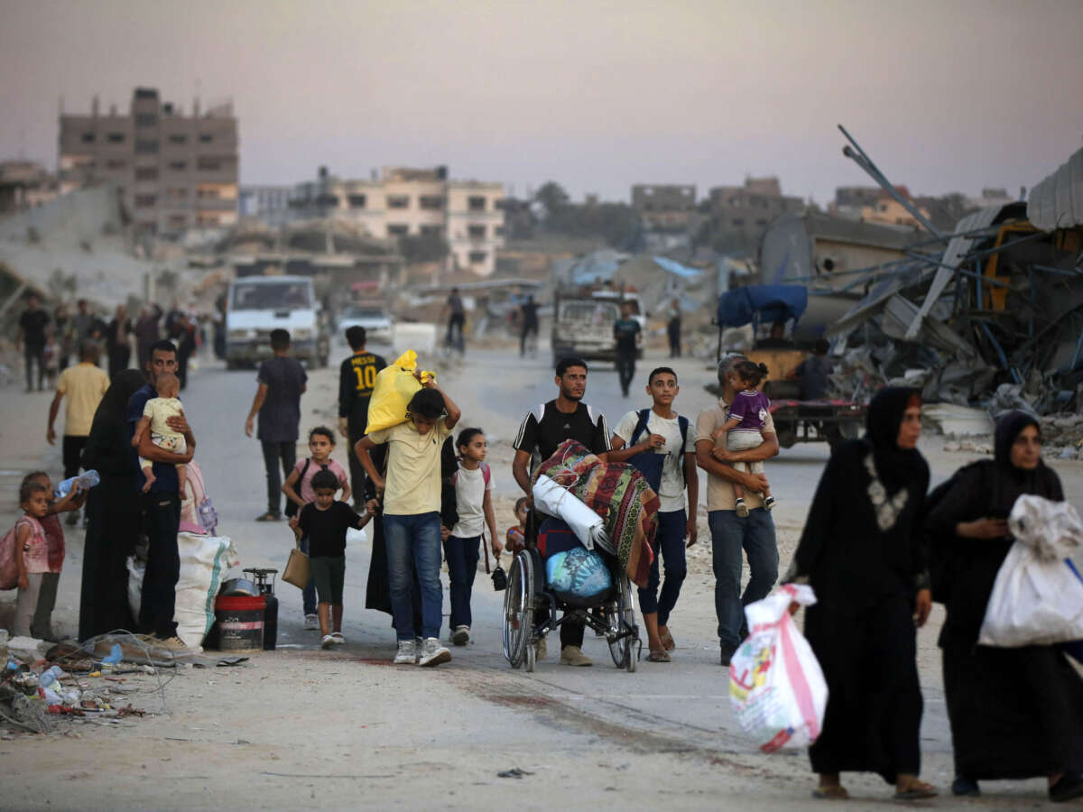 “Ethnic Cleansing Tactics”: 86 Percent of Gaza Is Under Evacuation Orders