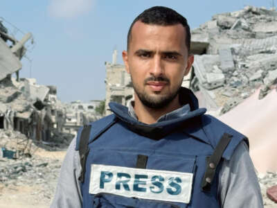 Al Jazeera Arabic correspondent Ismail Al Ghoul is pictured in photo provided by the network. Al Ghoul and and Al Jazeera cameraman Rami Al Rifi were killed in a targeted attack by the Israeli military on July 31, 2024.