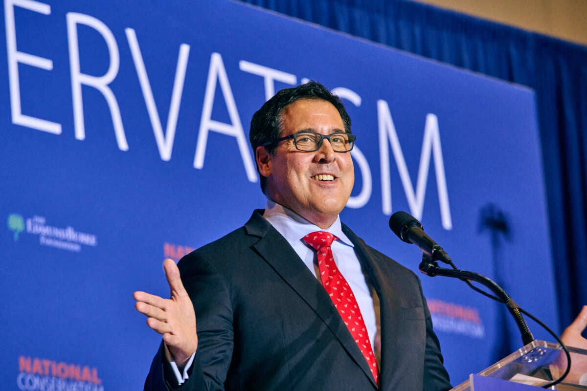 Paul Dans, director of The Heritage Foundation's Project 2025, speaks at the National Conservative Conference in Washington, D.C., on July 10, 2024.