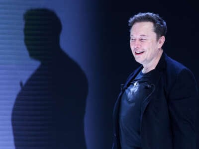 Elon Musk attends a speaking event during the Cannes Lions International Festival Of Creativity 2024 on June 19, 2024, in Cannes, France.