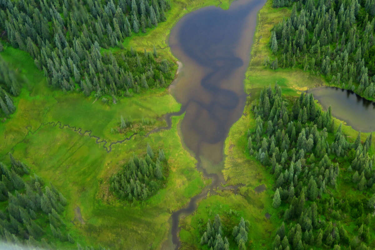 Headwaters of the Unuk River near the divide with Treaty Creek, pictured in 2016.