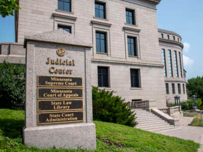 The Minnesota Judicial center is pictured in St. Paul, Minnesota.