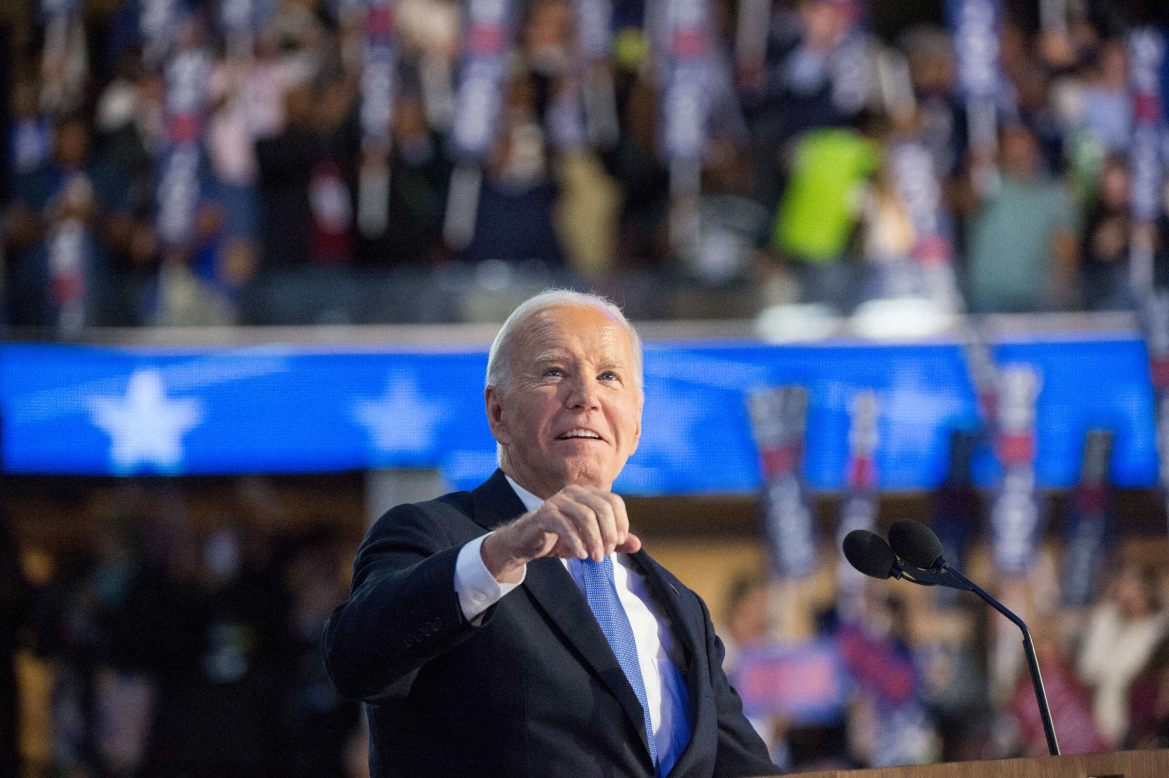 Biden’s DNC Speech Praises Harris, But Mostly Focuses on Himself — and