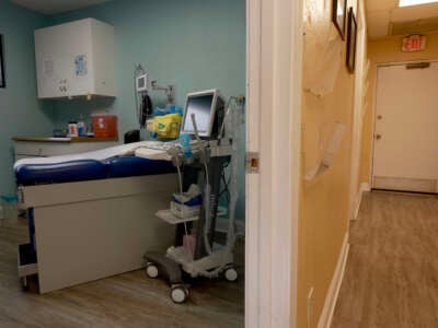 The examination room in the A Woman's Choice of Jacksonville clinic, which provides abortion care, on April 30, 2024, in Jacksonville, Florida.