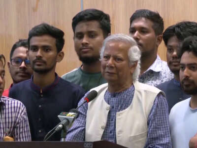 Nobel Peace Laureate Muhammad Yunus Sworn In as Bangladesh’s Prime Minister