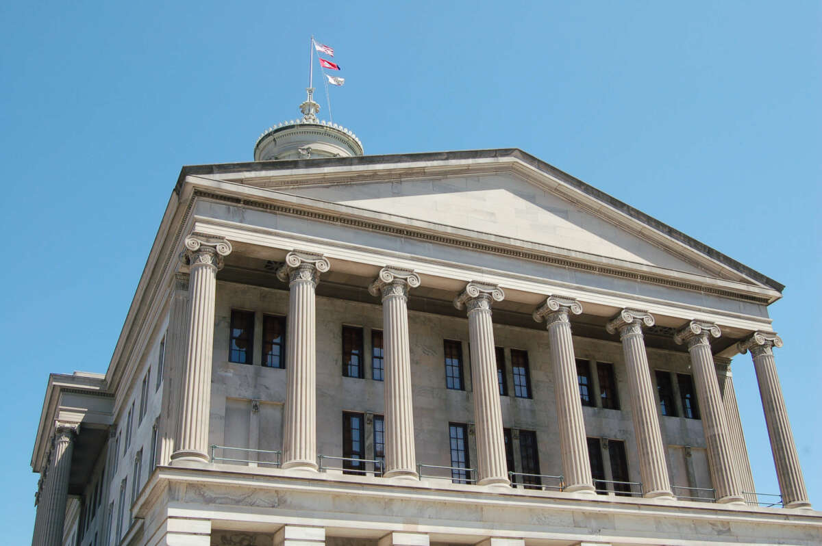 The Tennessee State Capitol is pictured in Nashville, Tennessee.