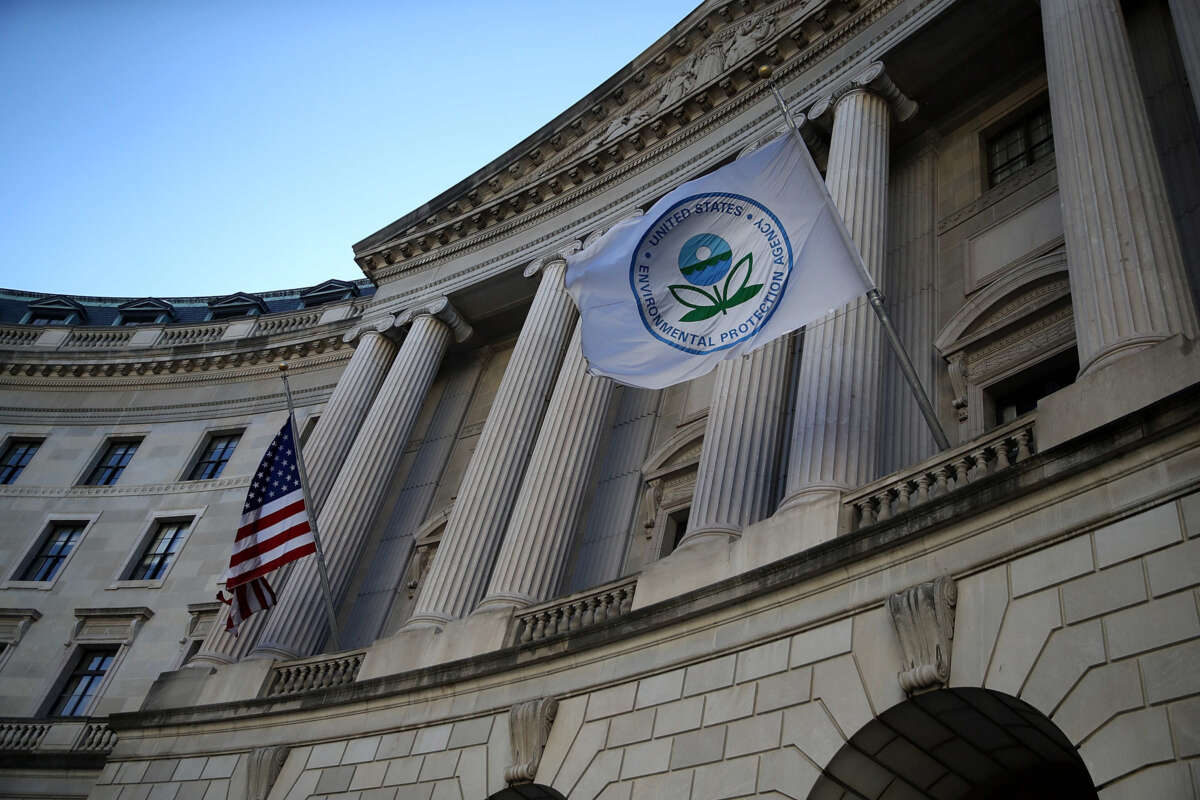 A view of the U.S. Environmental Protection Agency (EPA) headquarters on March 16, 2017, in Washington, DC.