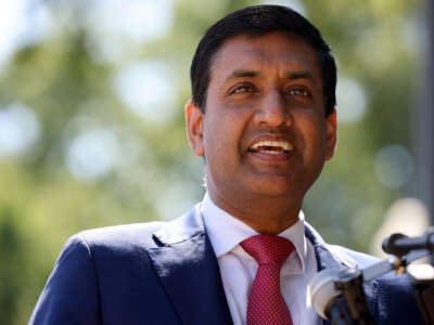 Rep. Ro Khanna speaks during a rally near the U.S. Capitol on June 29, 2021, in Washington, D.C.