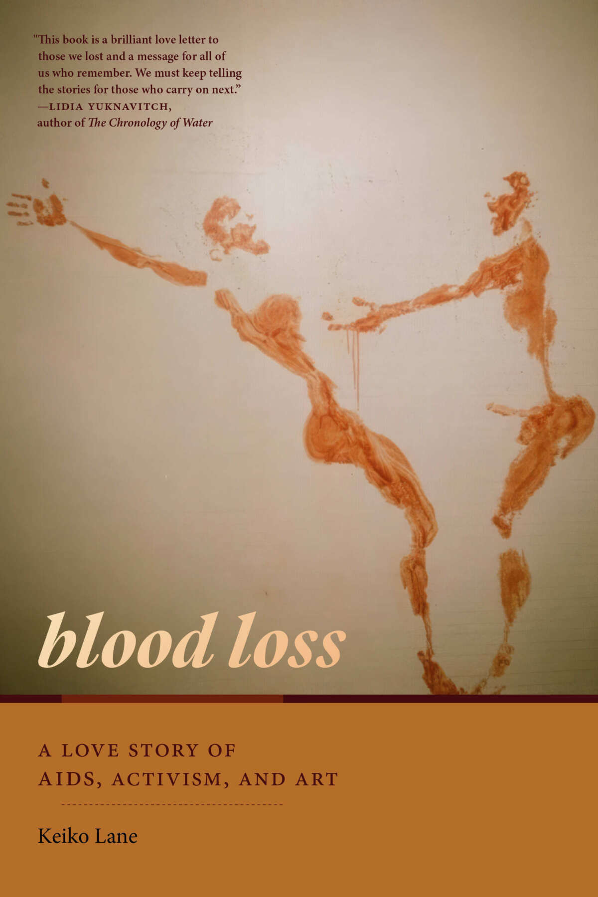 Cover for Blood Loss: A Love Story of AIDS, Activism, and Art (2024).