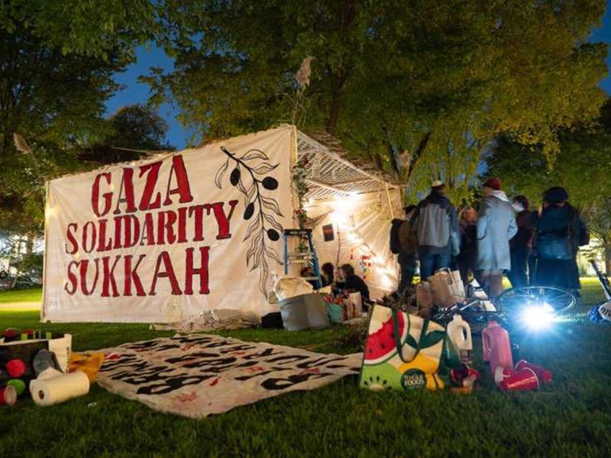 Jewish Students Mark Sukkot Holiday With Calls to End Israel’s Genocide in Gaza