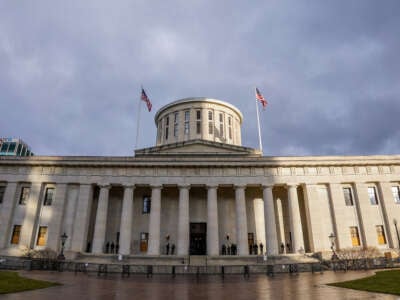 The Ohio Statehouse is pictured on January 16, 2021, in Columbus, Ohio.