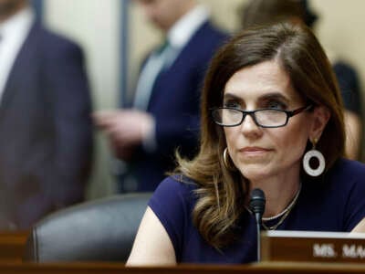 Rep. Nancy Mace speaks during a hearing with the House Oversight and Accountability committee in the Rayburn House Office Building on April 11, 2024, in Washington, D.C.