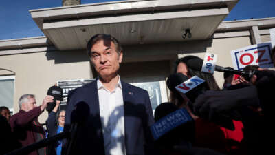 Dr. Oz is questioned by reporters