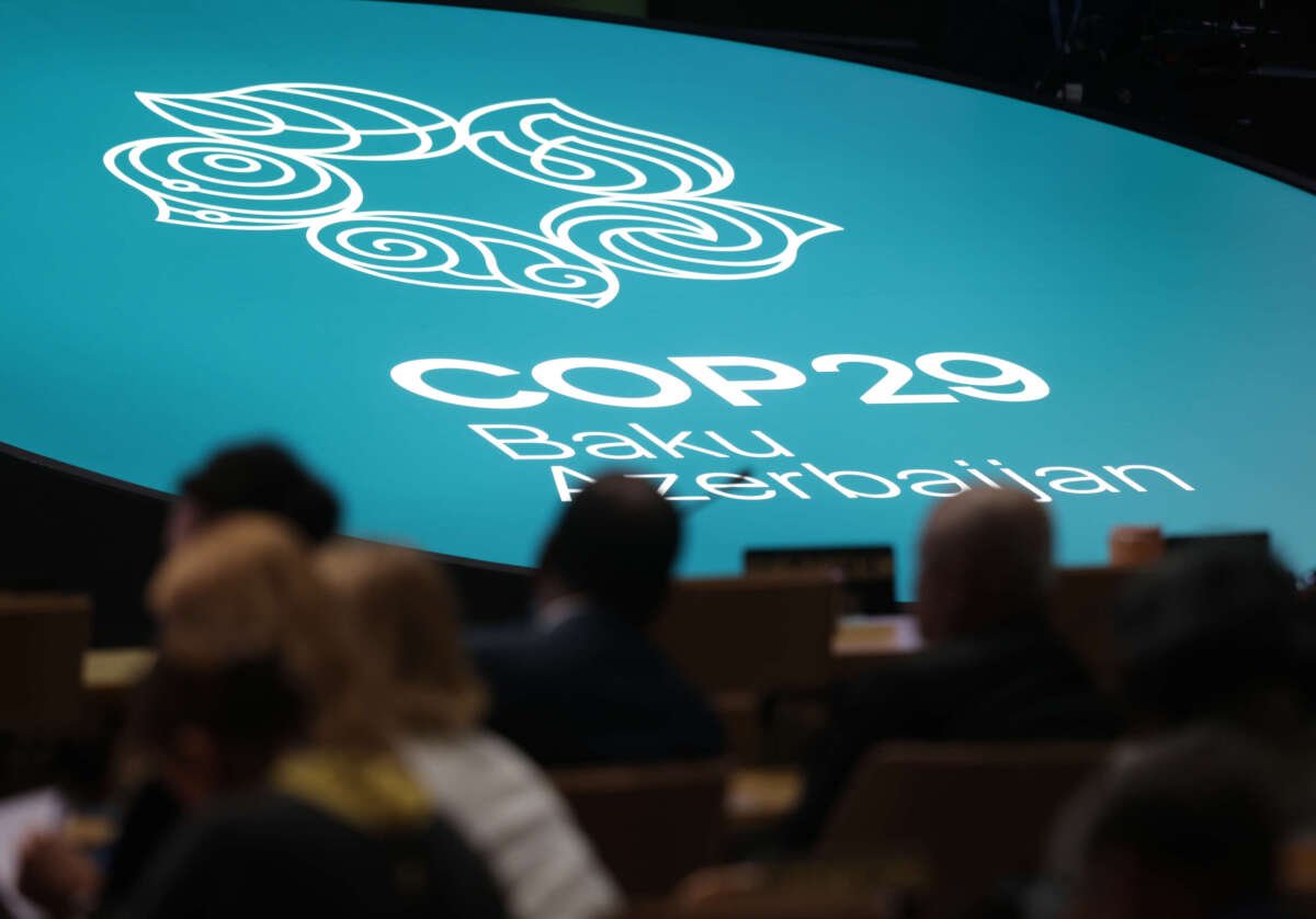 Representatives of parties attend the resumed High-Level Segment on day eight at the UNFCCC COP29 Climate Conference on November 19, 2024, in Baku, Azerbaijan.